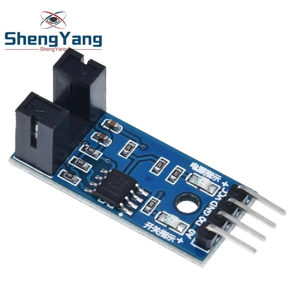 Шэньян F249 4 контактный инфракрасный Скорость Сенсор модуль для Arduino/51/AVR/PIC 3 V 5V
