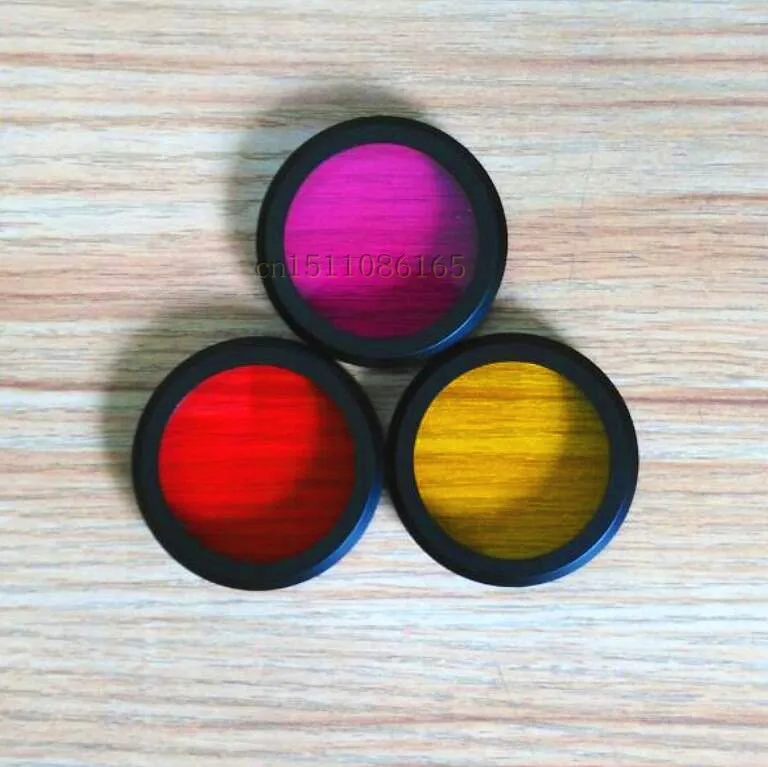 red yellow purple Mijia для дайвинга УФ-защита фильтр объектив корпуса колпачок УФ-фильтр красный/CPL Водонепроницаемый чехол крышка объектива для Xiaomi Mijia аксессуары для экшн-камеры - Цвет: red yellow purple