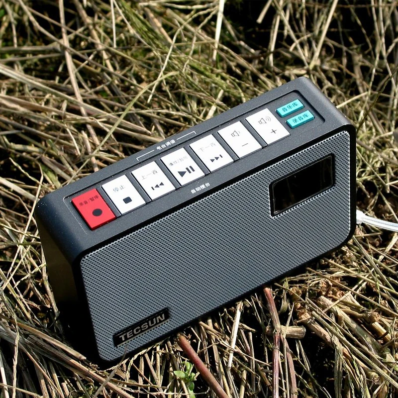 TECSUN ICR-100 TF карта fm-радио мини-громкоговоритель Диктофон MP3-плеер Радио Fm 76-108 с