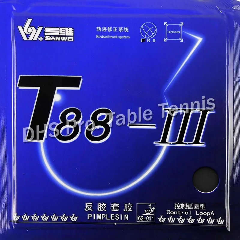 Sanwei T88 III (T88 3 3) Резина для настольного тенниса с губкой|tennis rubber|table tennis rubbersanwei t88 |