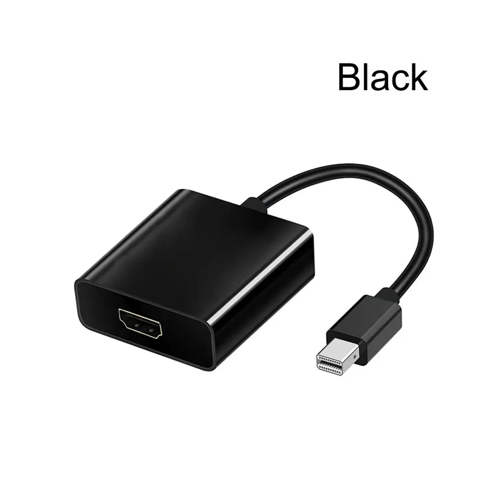 Buyincoin M/F Thunderbolt мини DisplayPort к HDMI совместимый адаптер для MacBook Pro Air iMac 1080p #290429|Кабели