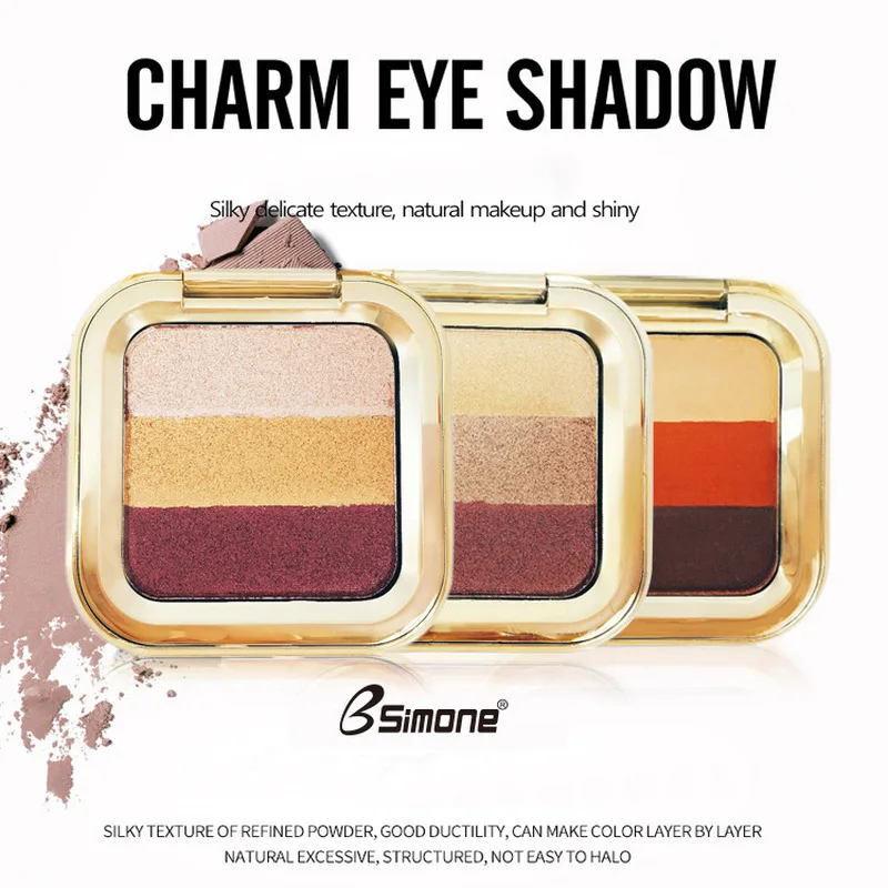 3 цвета Тени для век бровей Макияж Палитра стойкий водостойкий макияж тени