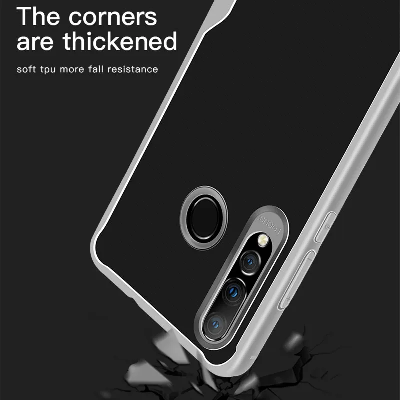 Transparent Silicon TPU Shockproof Phone Case For Huawei Honor 8x Nova 4 3 3e 3i Y3 Y5 Y6 Pro Y7 Y9 Prime 2018 2019 Cover |