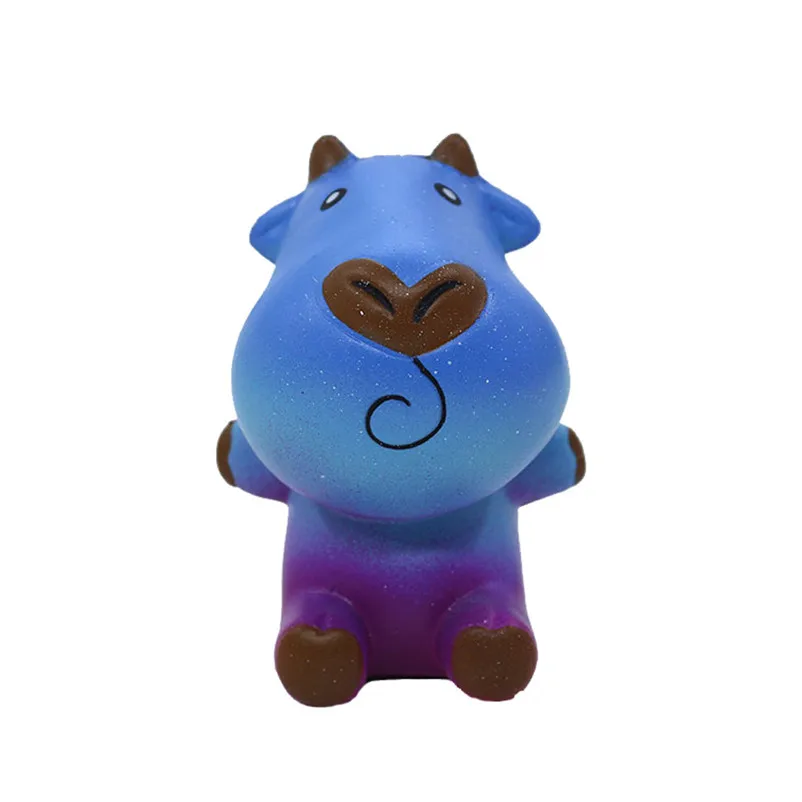 Squishies милые медленно корова подъем фрукты ароматного игрушка для снятия стресса