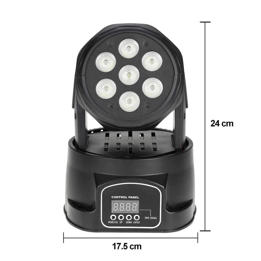 Dmx-512 100 Вт 4 в 1 RGBW Подвижная головка сценический свет звук активный Led сценическое освещение с эффектом стробоскопа вечерние диско шоу свет сцена
