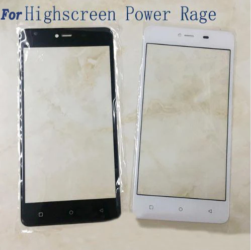 Золотой/черный/белый сенсорный экран дигитайзер для Highscreen Power Rage мобильный