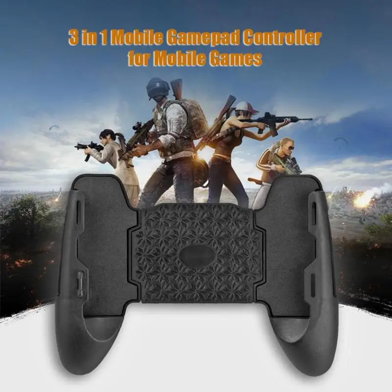 3 в 1 Pubg мобильный геймпад контроллер для телефона L1R1 ручка с джойстиком/триггером