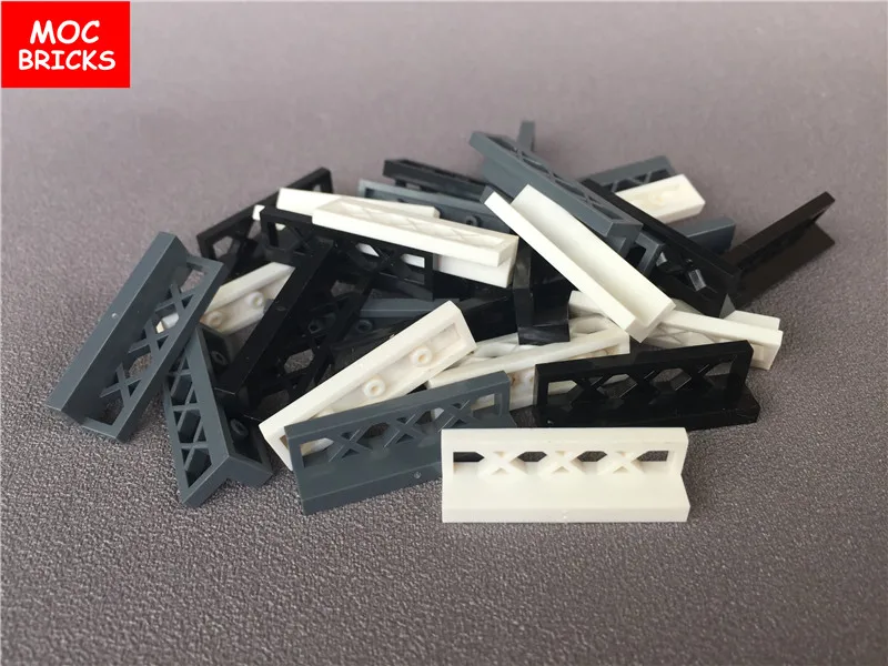 50 шт./лот белый черный темно серый забор 1x4x1 подходит для 3633 образовательных