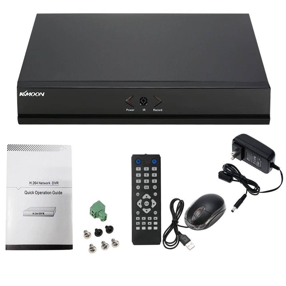 KKmoon 1080P 16CH Hybrid NVR AHD TVI CVI DVR 5 в 1 цифровой видео Регистраторы P2P облачная сеть Onvif