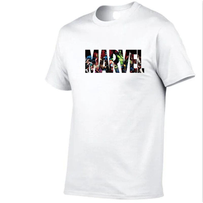 2018 летние Для мужчин s футболка Супермен Бэтмен Капитан Америка флэш-Marvel фильм
