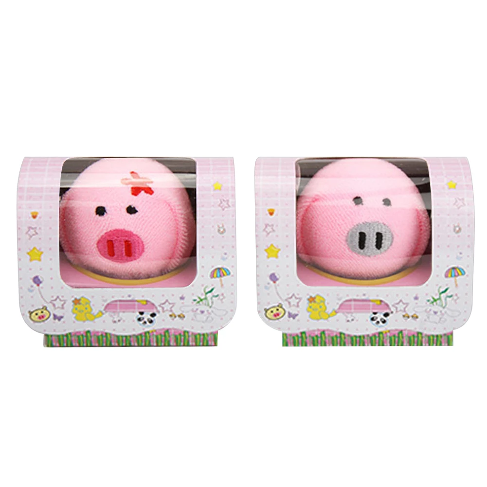 Small pink pig 4 стиля милые животные сжатые Путешествия Полотенца набор подарок с хлопковой вышивкой Панда Свинья банное полотенце s пара одежды Bady Slemchep - Цвет: Small pink pig