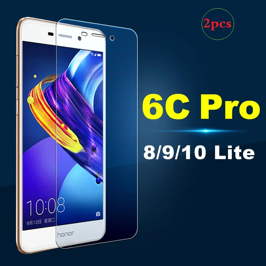 2 шт. защитный Стекло Honor 6C Pro 6 C закаленное для huawei 8 9 P10 Lite 5A Экран Protector Glas защитная