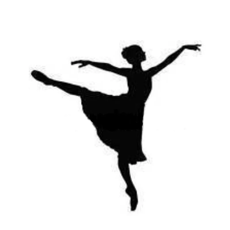 12*12 см балерины танцевальные наклейки для автомобиля забавные мотоцикла