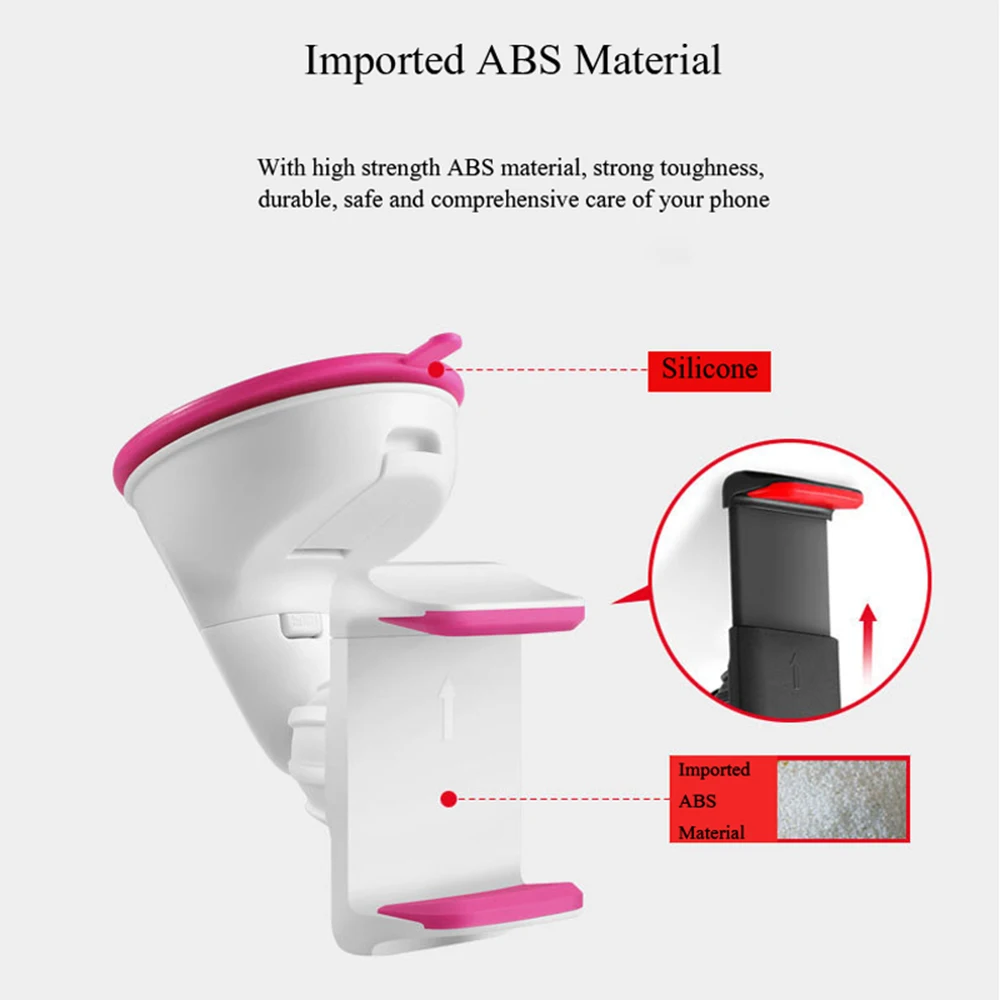 SC27 универсальный на присоске лобовое стекло силиконовый гель мобильный телефон
