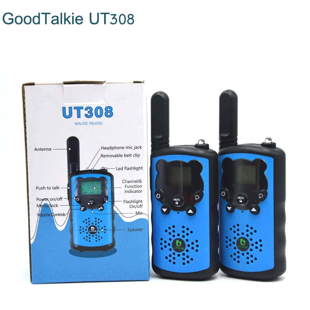 2 шт. GoodTalkie UT308 дальность двухстороннее радио путешествия walkie talkie 10 км walkie talkie ratio