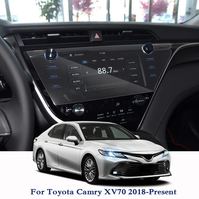 

For Toyota Camry XV70 2018-Present GPS Navigation Screen Glass Protective Film Dashboard Display Film Internal Car Accessories