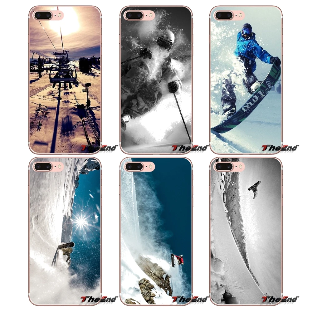 Для Samsung Galaxy S2 S3 S4 S5 MINI S6 S7 edge S8 S9 Plus Note 2 3 4 5 8 Coque Fundas Case Snow Or Die Ski Snowboard Sport Print |