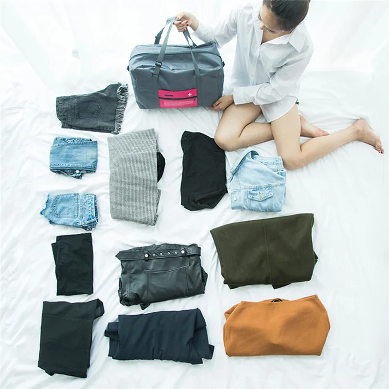 Водонепроницаемый нейлоновый мешок большой Ёмкость Для женщин сумка складные