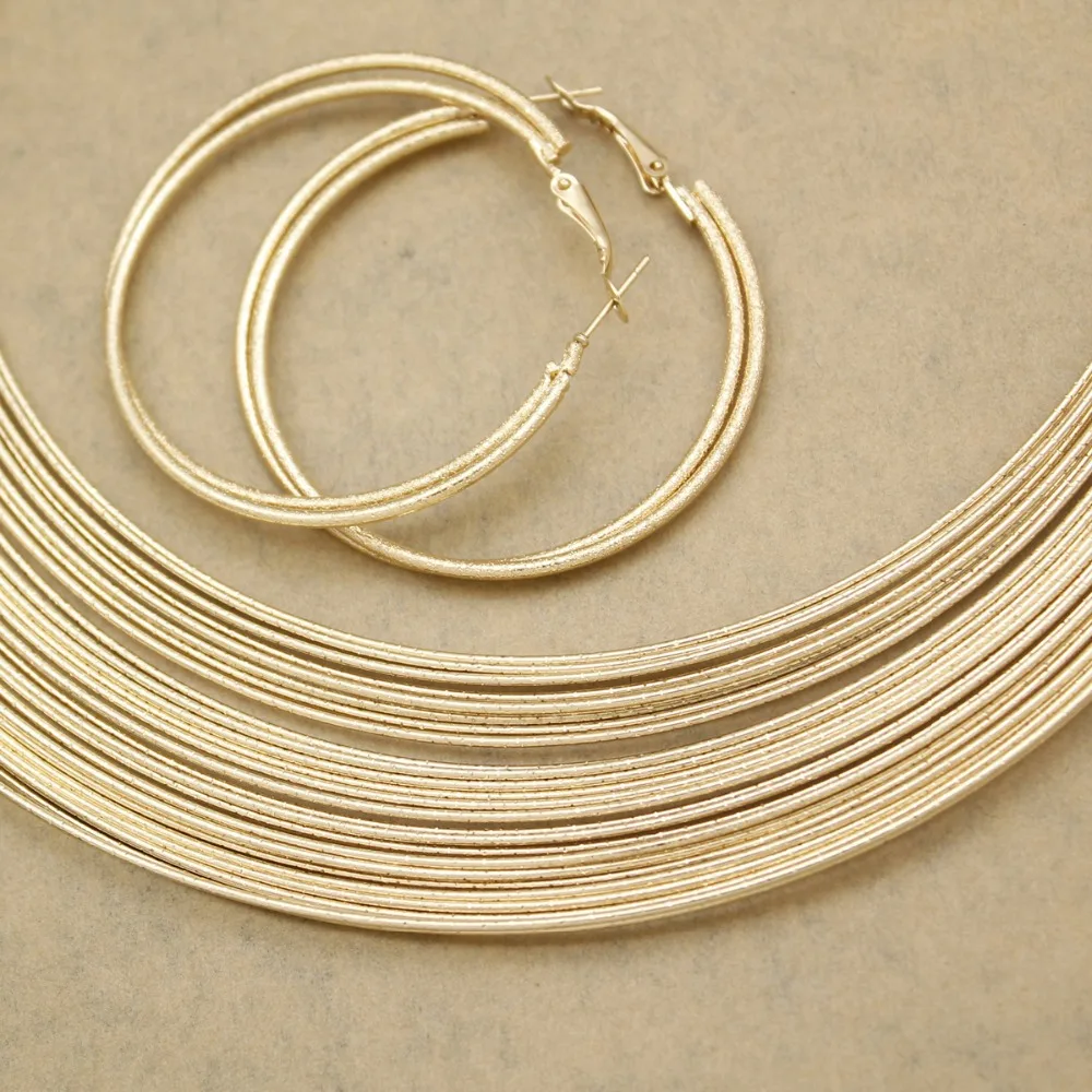 Gold Cleopatra, 80 s, многослойное, с памятью, тонкая проволока, подвеска, воротник, чокер, колье, нагрудник, массивное ожерелье, женское, аниме, индийское ювелирное изделие