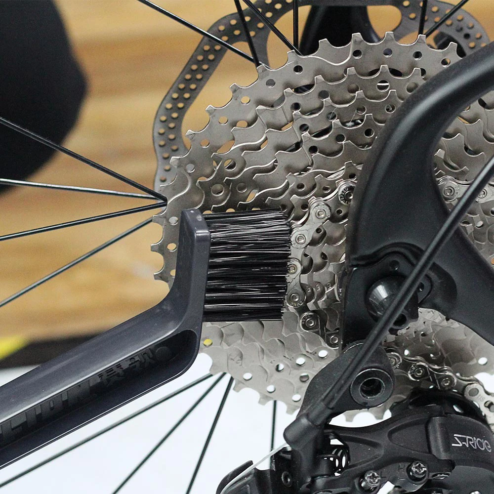 Bikein для велосипеда портативная цепная машина очиститель цепи для велосипеда Щетки скруббер пластик мотоцикл мыть инструмент Аксессуары для велосипеда 120 г