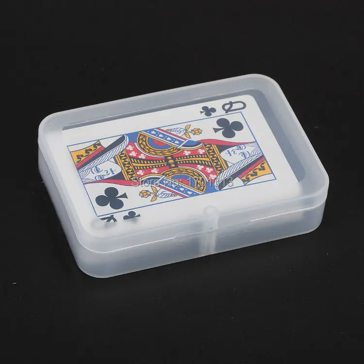 50 шт. пластиковые коробки для игральных карт шириной менее 6 см|playing cards plastic box|plastic