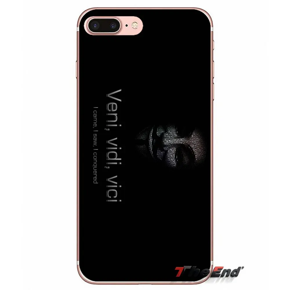 Для iPhone X 4 4S 5 5S 5C SE 6 6S 7 8 Plus Samsung Galaxy J1 J3 J5 J7 A3 A5 2016 2017 Veni Vidi Vici I Come saw conqure Case|case me|case plusfor