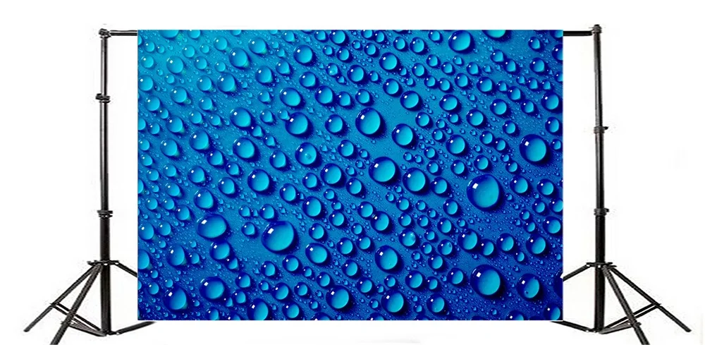 Laeacco Raindrops синие фоны с рисунком Портретные фотографии индивидуальные