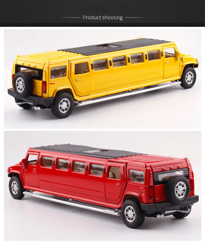 Высокая имитация 1:32 Сплав hummer limousine металлическая литая модель автомобиля с откидной спинкой мигающие музыкальные детские игрушки транспортные средства
