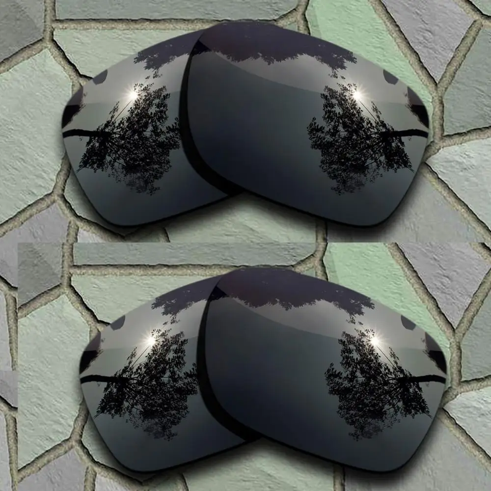 Black-Grey Black Солнцезащитные очки поляризованные Сменные линзы для Oakley повязка 2-сорта - Цвет линз: Black-Grey Black