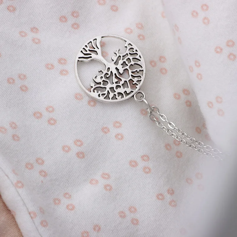 Omeng Новый горячий серебряный Кулон Дерево жизни Цепочки и ожерелья 18 дюймов Тотем