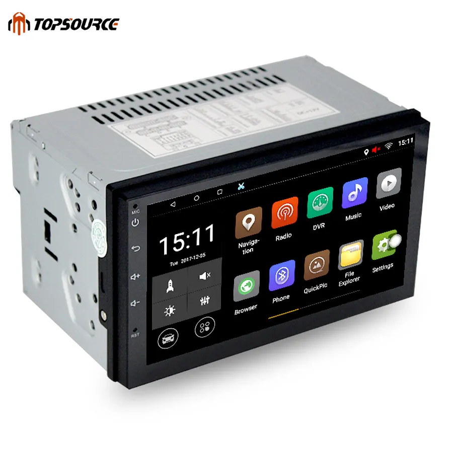 TOPSOURCE 7003 2 Din 7 ''автомобильный Радио плеер Android 1G/16G GPS навигация Bluetooth