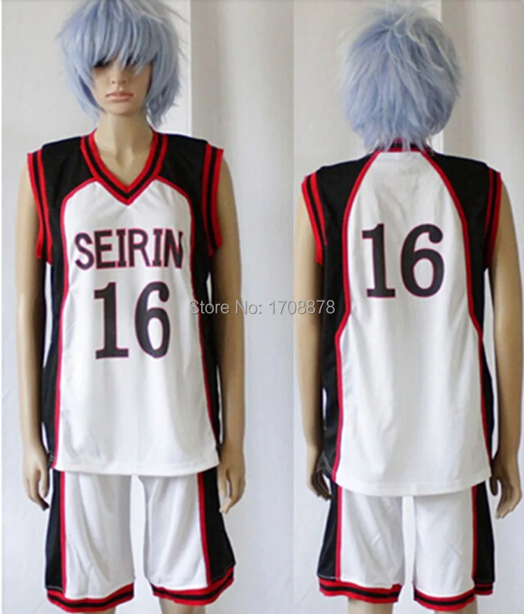 6 стилей куроко но басуке сейрин баскетбольная форма косплей костюм номер 4 7 10 11 16