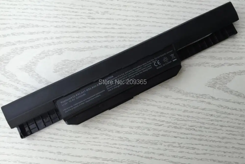 Аккумулятор для ноутбука ASUS K53SD K53SJ K53SV K53T K53TA K53U X43BY|laptop battery|battery for asuslaptop battery asus |