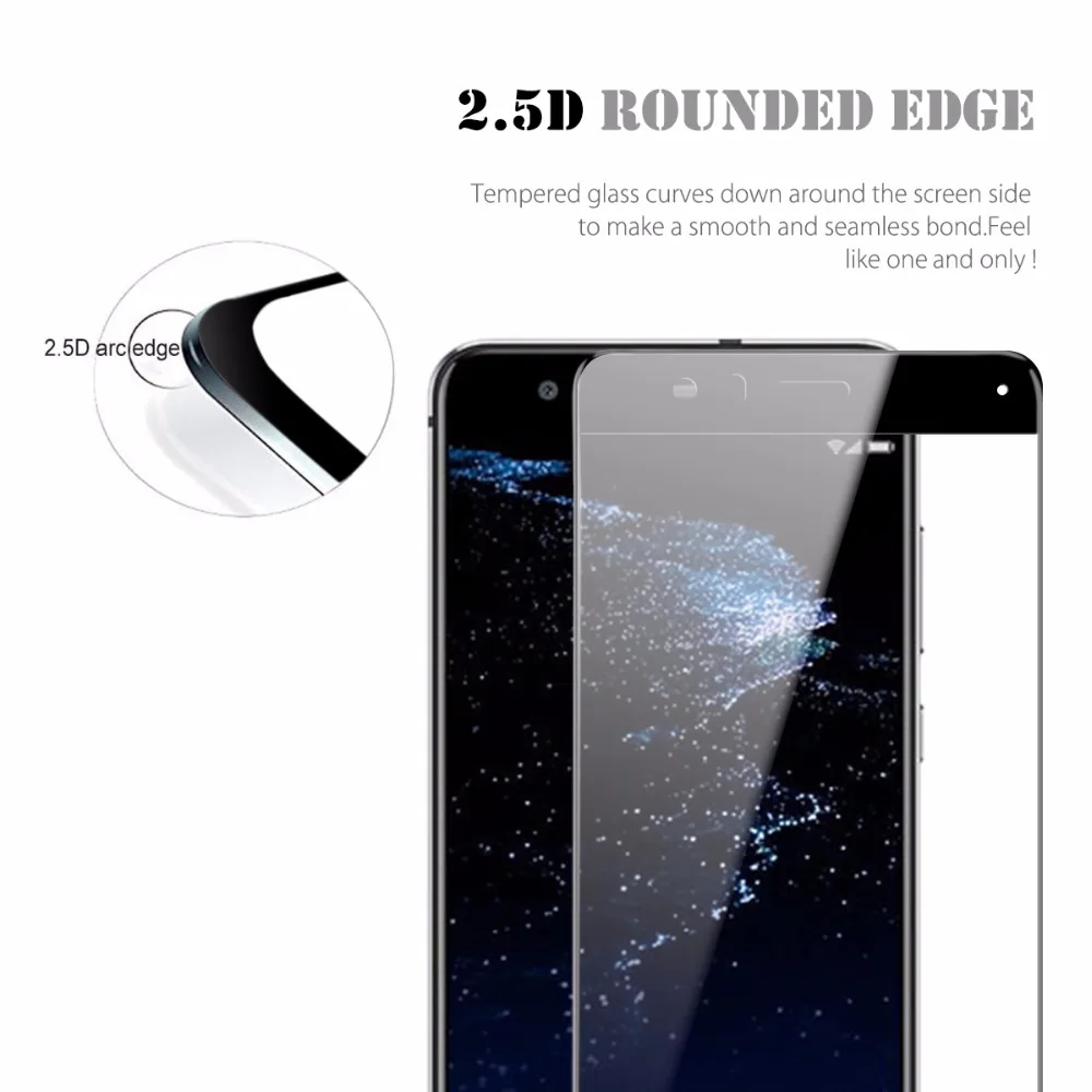 3D полное покрытие экрана протектор Закаленное стекло для huawei P10 P9 Nova Plus Ascend P10 Lite mate 9 Honor 8 6X сотовый телефон Пленка чехол