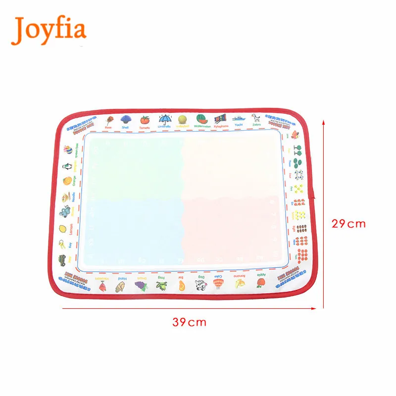 2 стиля доска для рисования для детей 39*29 см многоразовые магия акварель коврик с Водная раскраска ручка Дети образования игрушки подарок