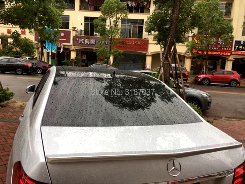 Для Benz W212 E320L E260L E300L E63 Спойлер ABS Пластик Неокрашенный задний спойлер на крыло