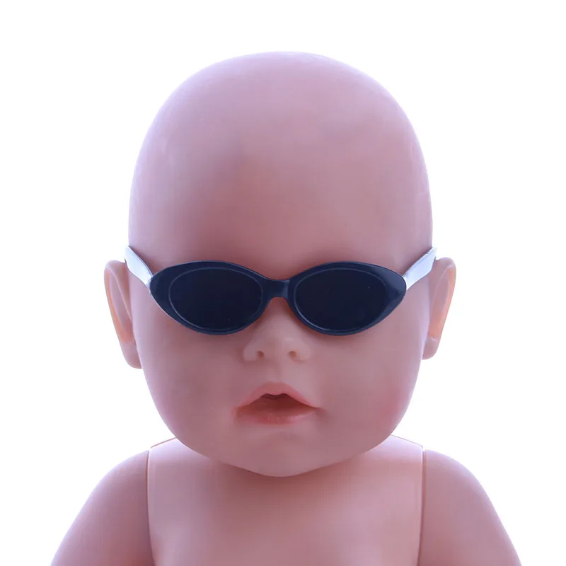 Кукла солнцезащитные очки модные черные подходят 43 см Born Doll & 18 дюймов