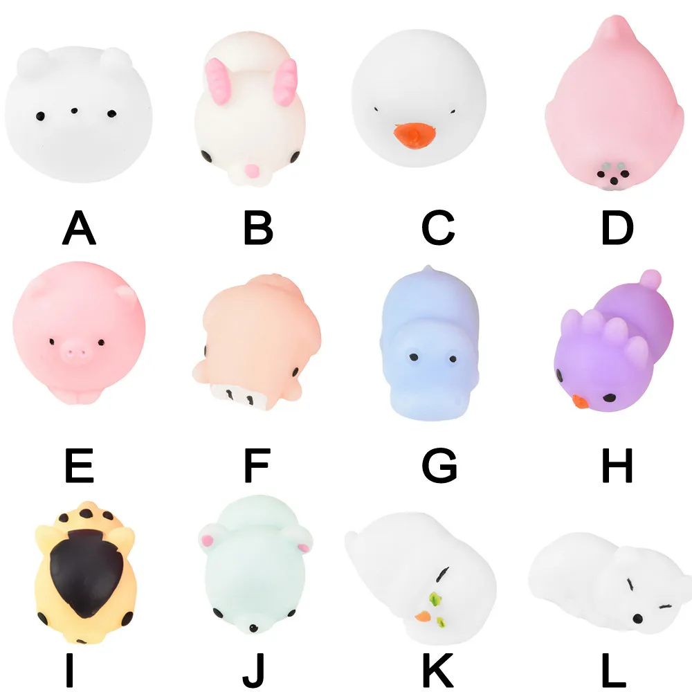 Мини 1 шт./лот Kawaii Cute Mochi Squishy Panda animalesSqueeze Healing Fun детская игрушка для снятия стресса