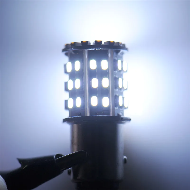 10 шт./лот супер яркий BAY15D 1157/BAY15D/P21/5 Вт автомобилей Хвост стоп 64 SMD светодиодные