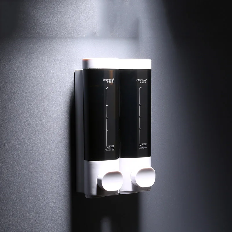 Цветная серия 250 мл Овальный настенный дозатор для жидкого мыла бутылка душа с