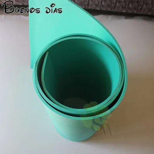 6mm Aqua Green Environmental Eva foam sheets,Craft eva, Easy to cut,Punch sheet,Handmade cosplay material