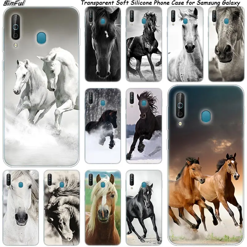Силиконовый чехол для телефона Samsung Galaxy A80 A70 A60 A50 A40 A40S A30 A20E A2CORE M40 Note 10 Plus 9 8