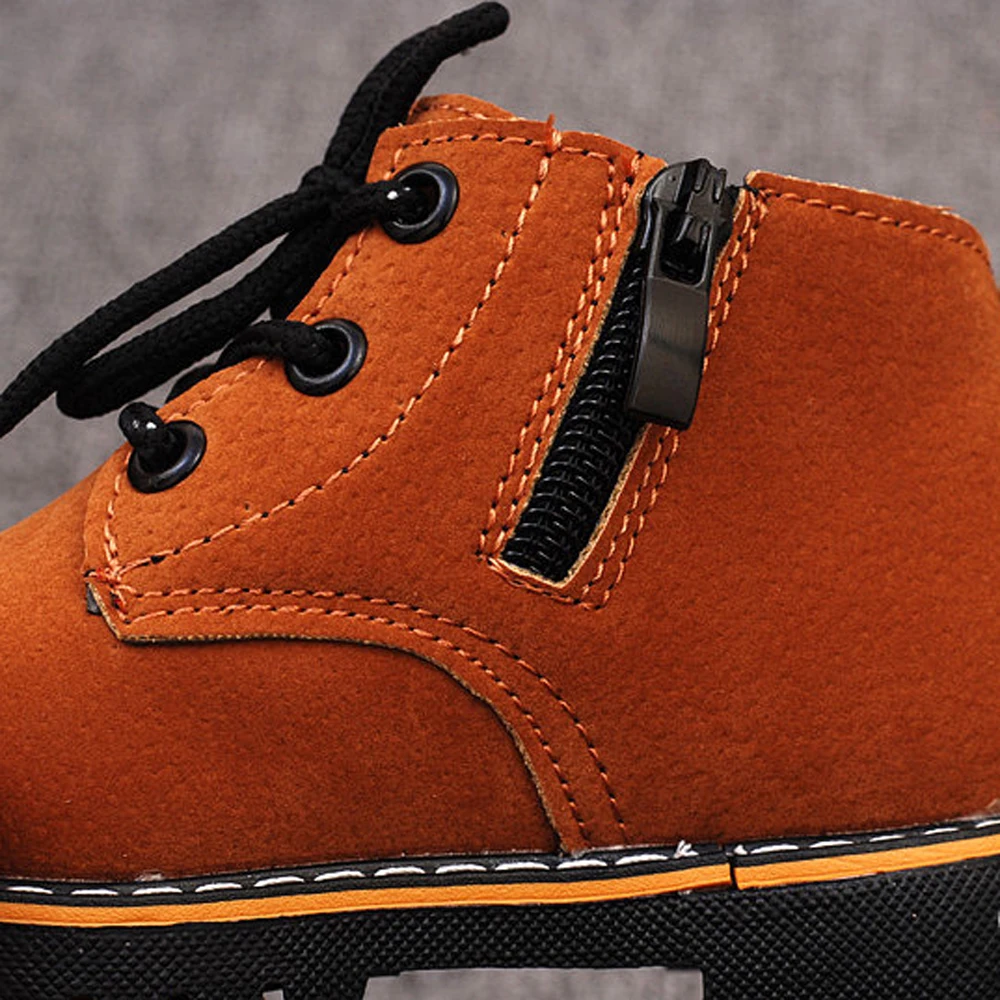 Зима новый мальчики сапоги Западный ветер звезды девушки Мартин свинья кожа