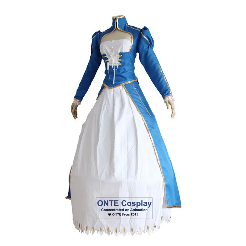 Fate / Stay Night Saber/маскарадные костюмы UBW Zero Artoria Pendragon женское боевое платье нарядный