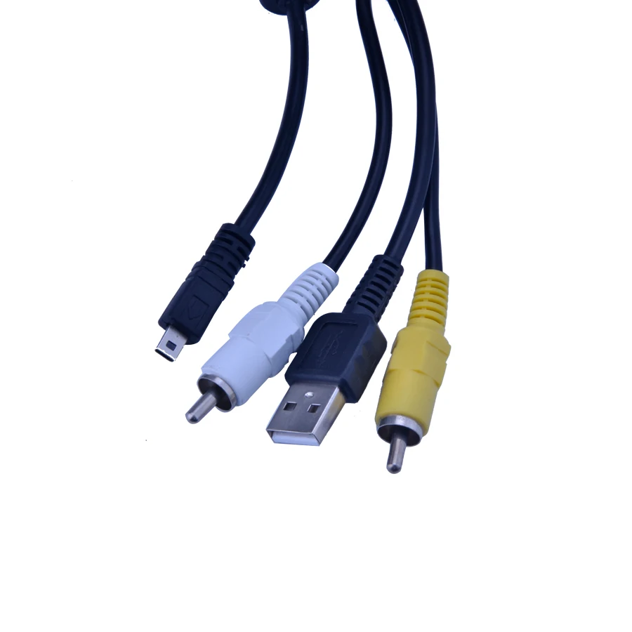 1 5 м 8Pin мини кабель USB AV 2 в шнур для Sanyo Xacti VPC S7/VPC S60/VPC S500 T700 E6 E7 E60 S4 S5 S6 S7 видео