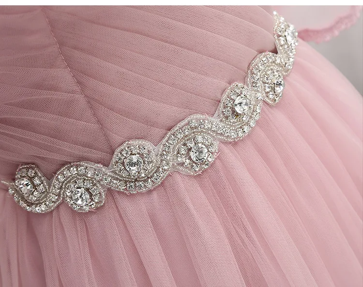 Robe De Soriee/Новинка вечернее платье с длинными рукавами милое элегантное со
