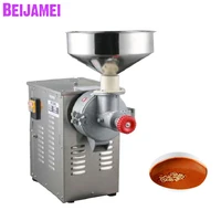 beijamei commercial peanut butter maker colloid mill machine nut grinder 1100w sesame butter grinding machine