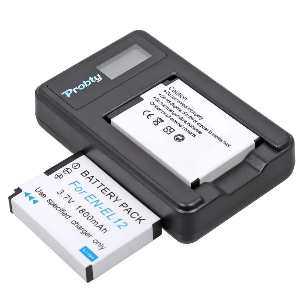 Зарядное устройство Proben EL12 + USB для NIKON Coolpix AW100 AW110 AW120 S9900 S9700 S9500 S9300 S9200 S8200 S6300 P330 2