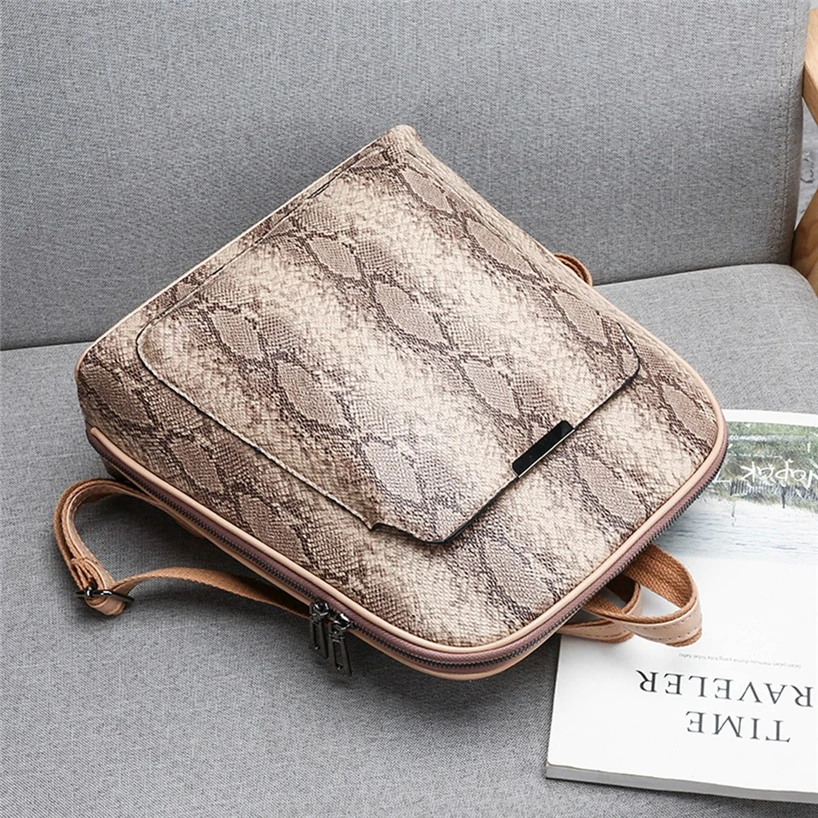 Aelicy женская сумка для змеиной кожи PU кожаный женский рюкзак Feminina Mochila Escola школьный модный дорожный школьный рюкзак