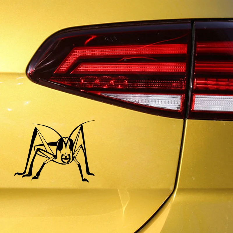 

YJZT 15.2CM*11.6CM Unusually Delicate Insect Original Cool Nice Vinyl Decal Cute Car Sticker Black/Silver C19-1523